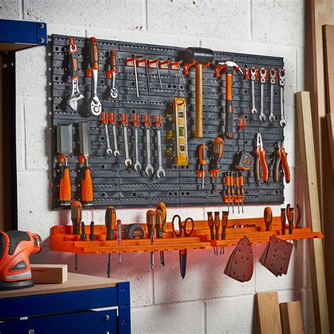 wall mounted pegboard for tools